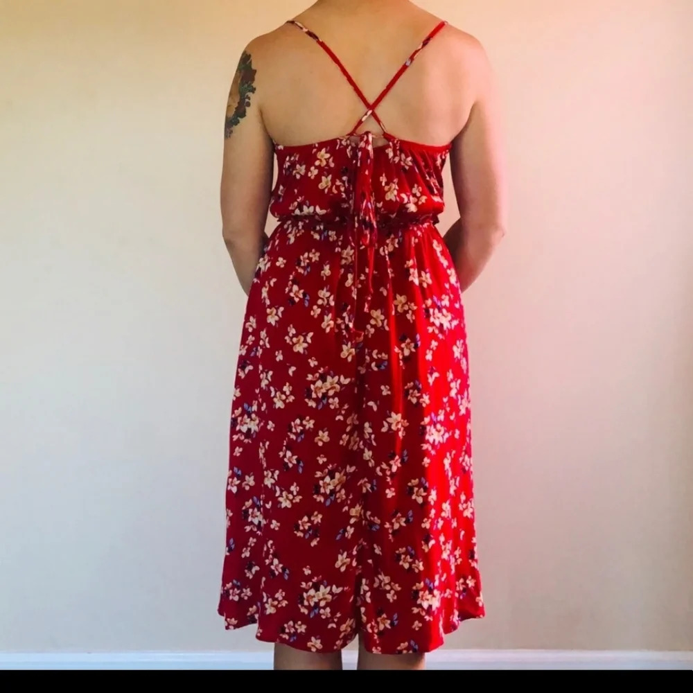 Red floral dress xxl Multicolor - Picture 8 of 8